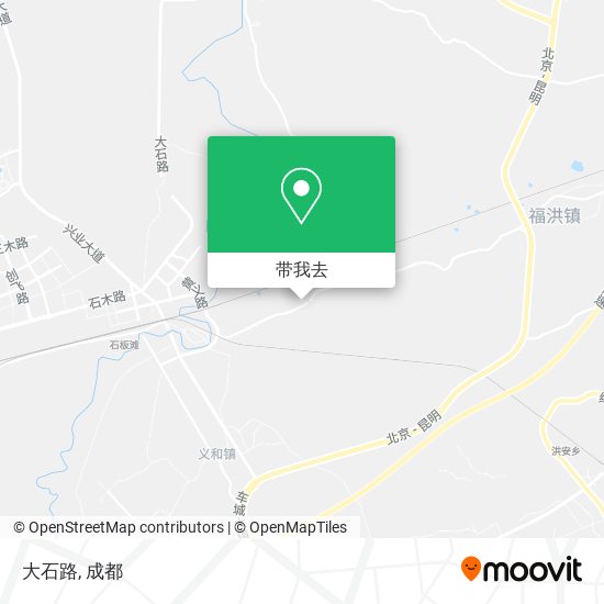 大石路地图