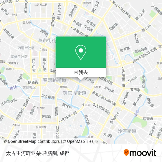 太古里河畔亚朵·蓉膳阁地图