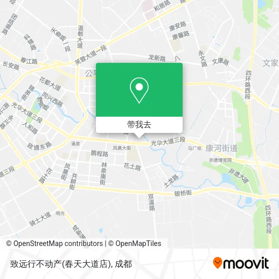 致远行不动产(春天大道店)地图