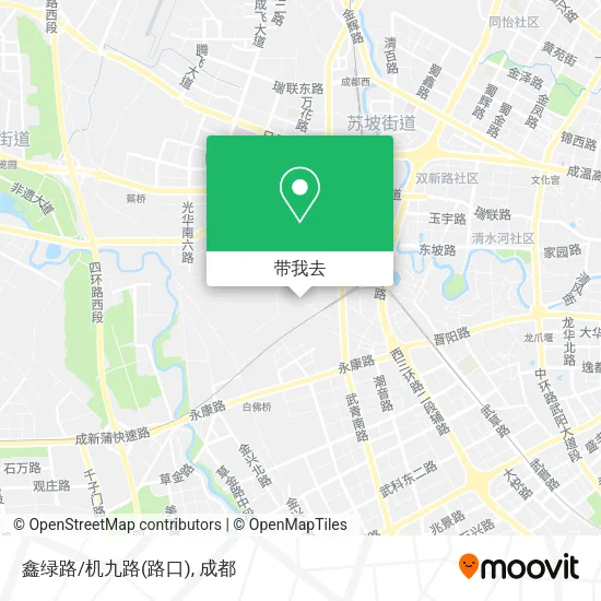 鑫绿路/机九路(路口)地图