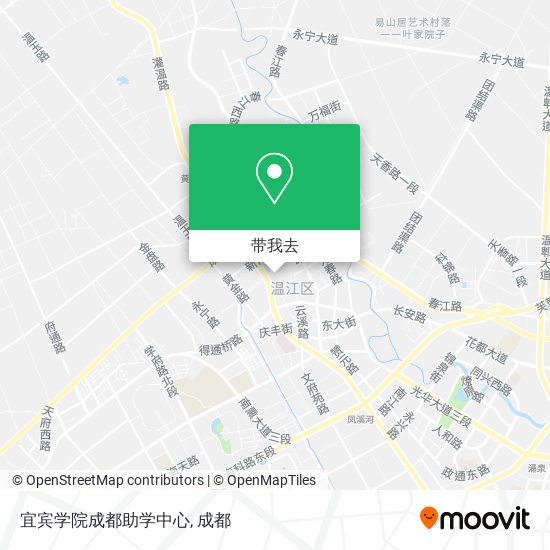 宜宾学院成都助学中心地图
