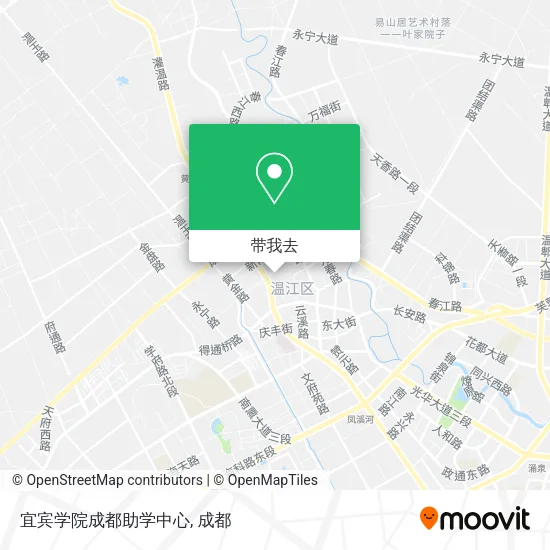 宜宾学院成都助学中心地图