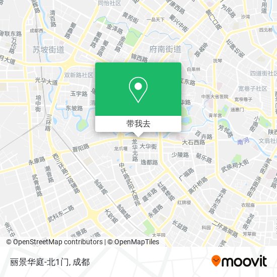 丽景华庭-北1门地图