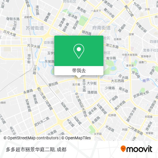 多多超市丽景华庭二期地图