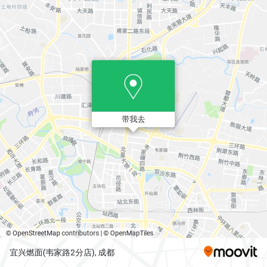 宜兴燃面(韦家路2分店)地图