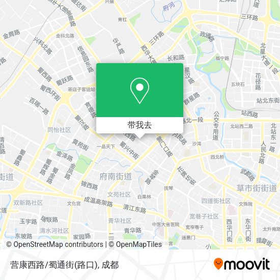 营康西路/蜀通街(路口)地图