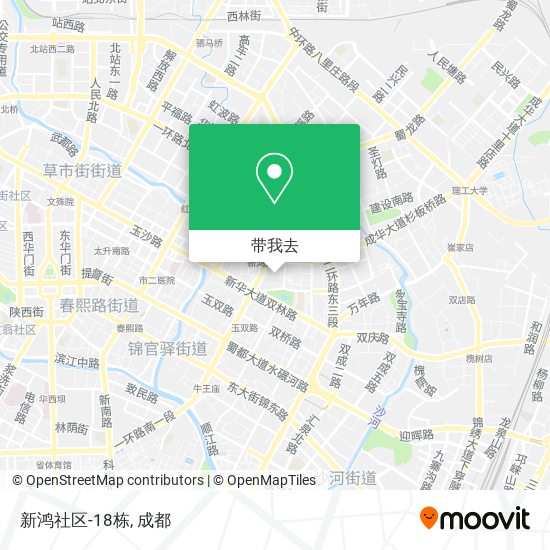 新鸿社区-18栋地图