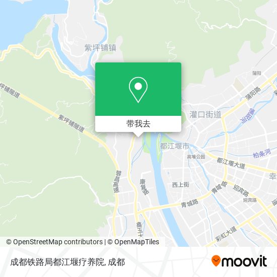 成都铁路局都江堰疗养院地图