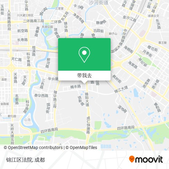 锦江区法院地图
