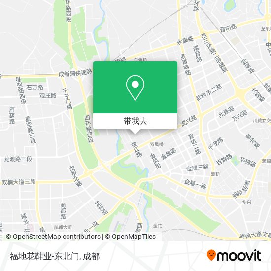 福地花鞋业-东北门地图