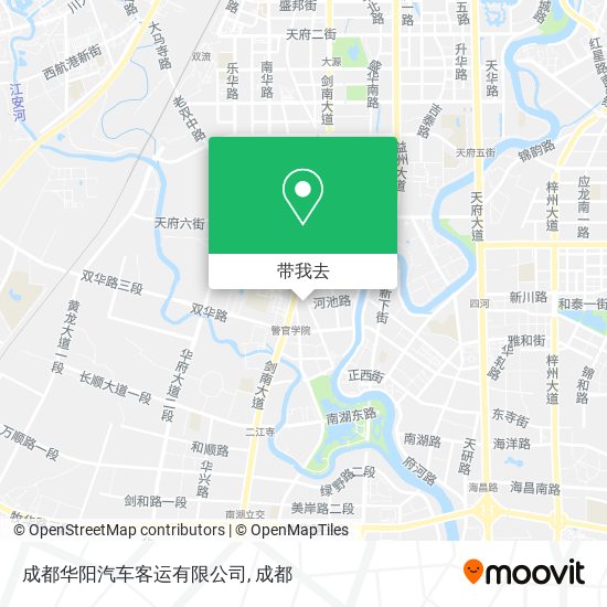 成都华阳汽车客运有限公司地图