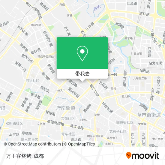 万里客烧烤地图