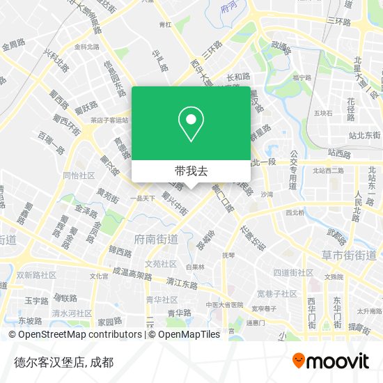 德尔客汉堡店地图