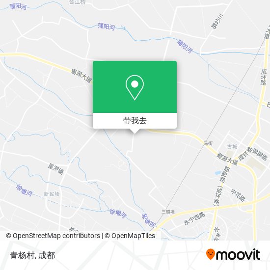 青杨村地图