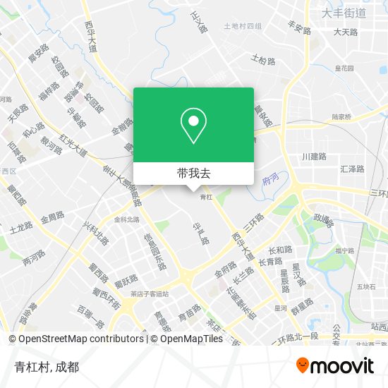 青杠村地图