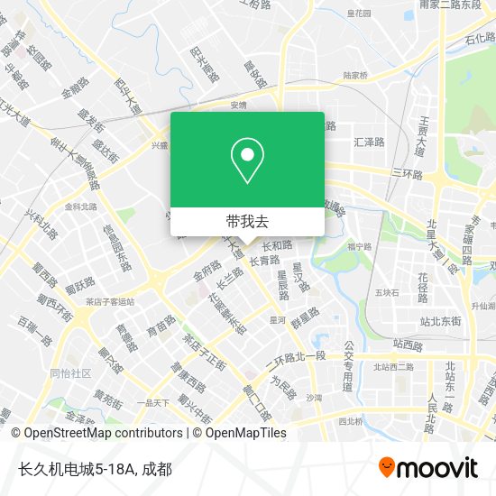 长久机电城5-18A地图