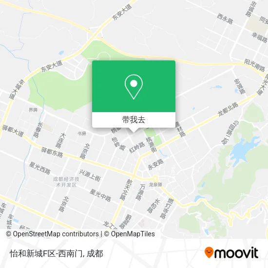 怡和新城F区-西南门地图