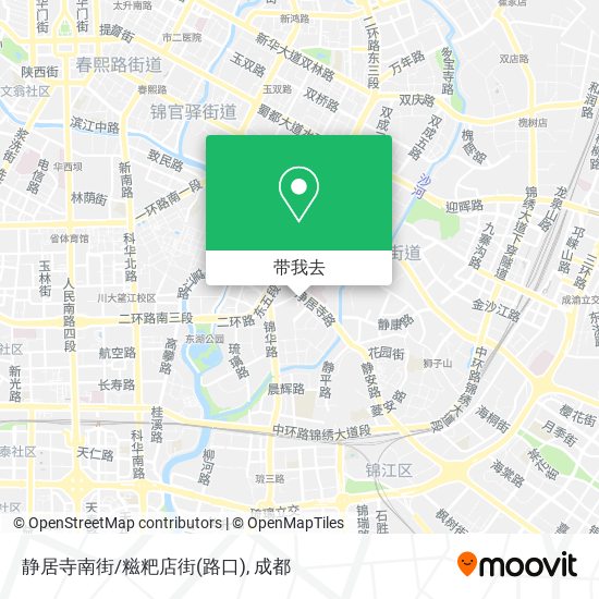 静居寺南街/糍粑店街(路口)地图