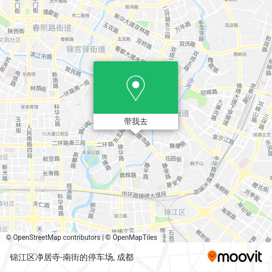 锦江区净居寺-南街的停车场地图