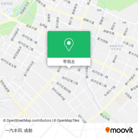 一汽丰田地图