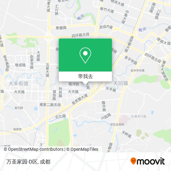 万圣家园-D区地图