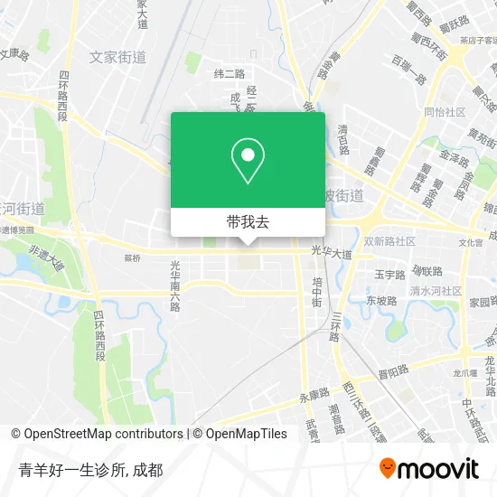 青羊好一生诊所地图