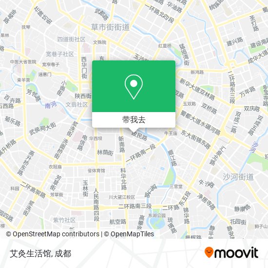 艾灸生活馆地图