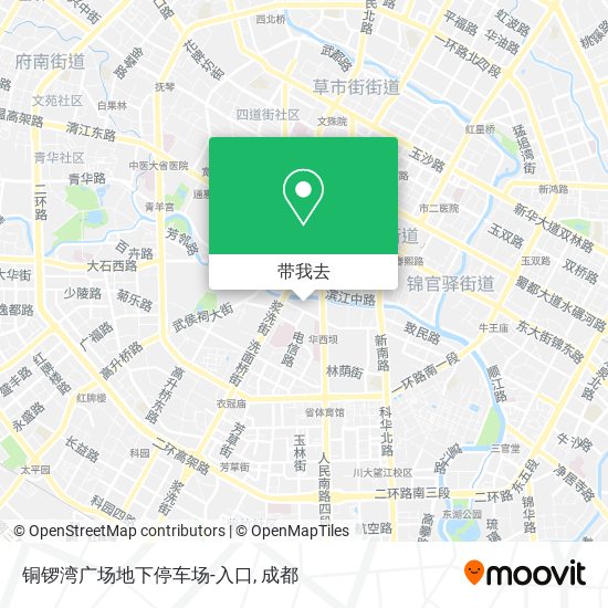 铜锣湾广场地下停车场-入口地图