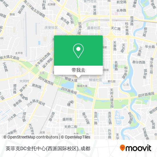英菲克DC全托中心(西派国际校区)地图