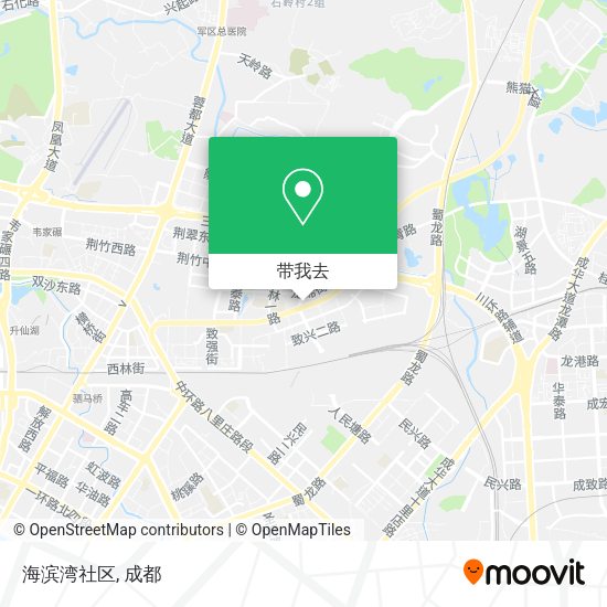 海滨湾社区地图