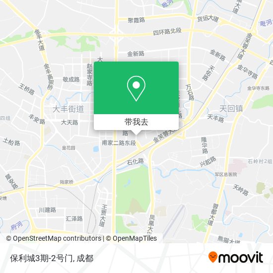 保利城3期-2号门地图