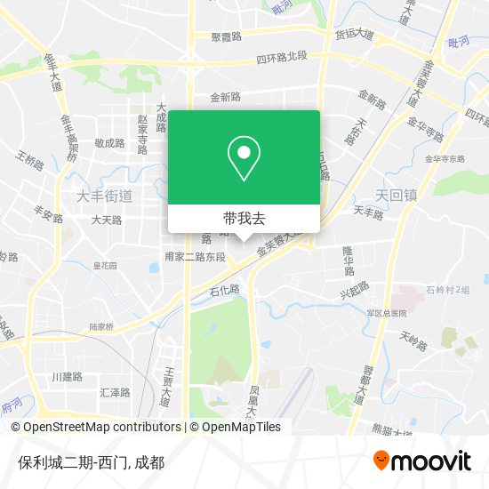 保利城二期-西门地图