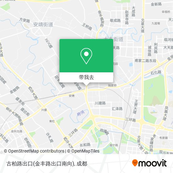 古柏路出口(金丰路出口南向)地图