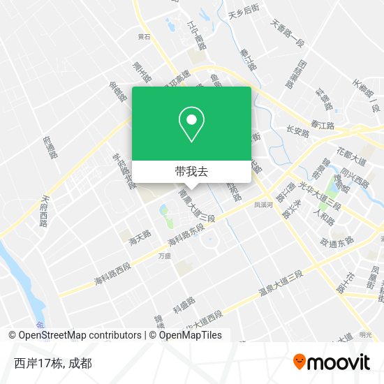 西岸17栋地图
