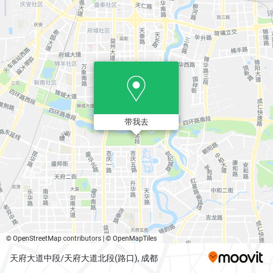 天府大道中段/天府大道北段(路口)地图