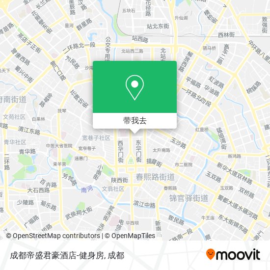 成都帝盛君豪酒店-健身房地图