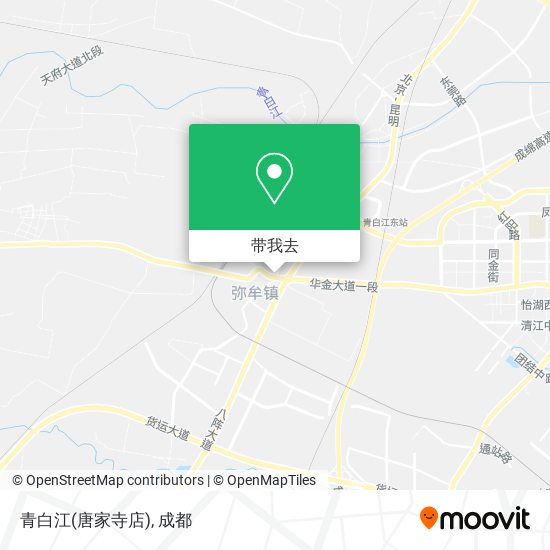 青白江(唐家寺店)地图