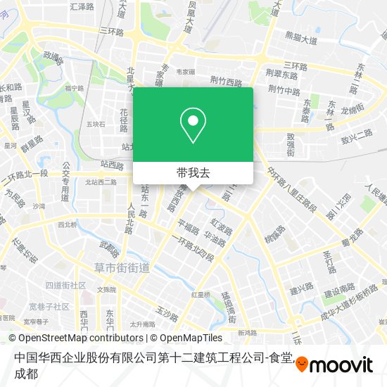 中国华西企业股份有限公司第十二建筑工程公司-食堂地图