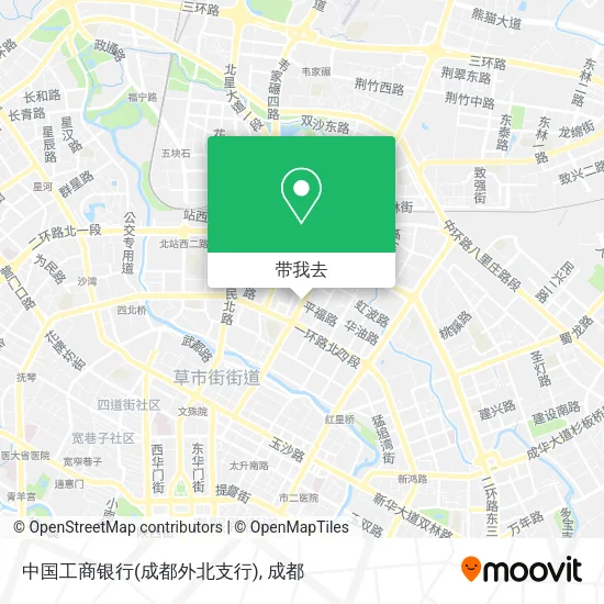 中国工商银行(成都外北支行)地图