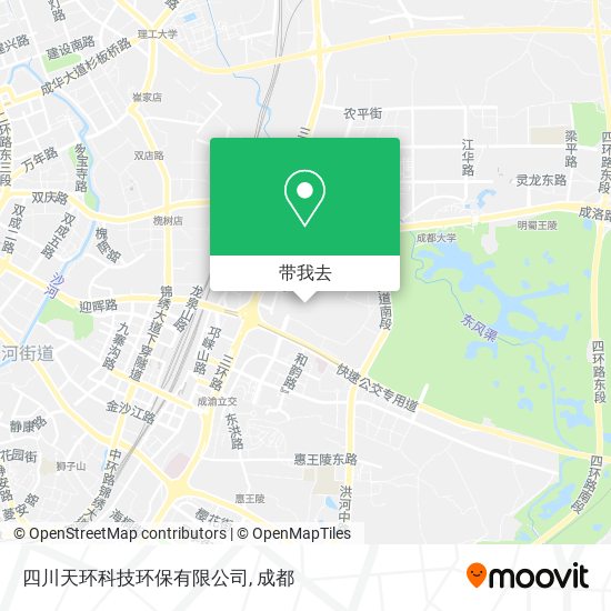 四川天环科技环保有限公司地图