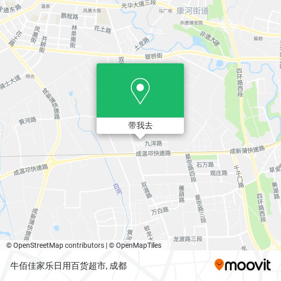 牛佰佳家乐日用百货超市地图