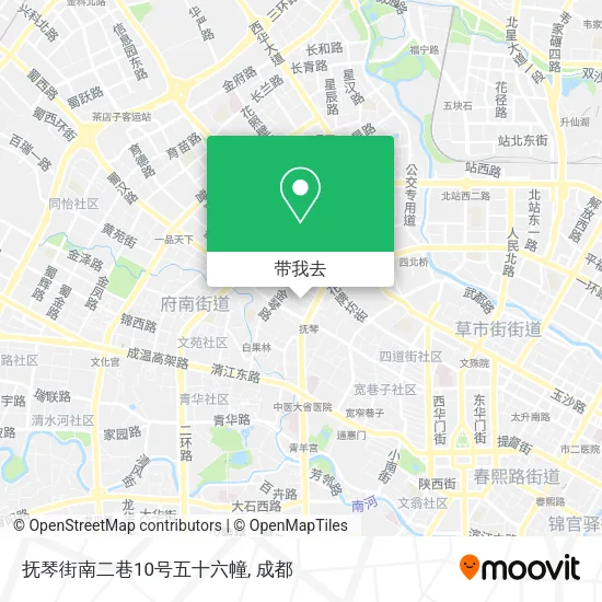 抚琴街南二巷10号五十六幢地图
