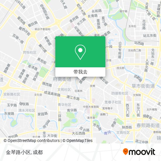 金琴路小区地图
