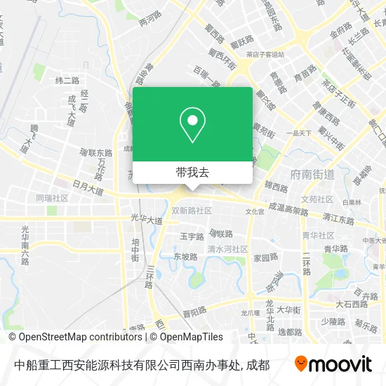 中船重工西安能源科技有限公司西南办事处地图