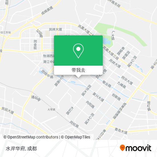 水岸华府地图
