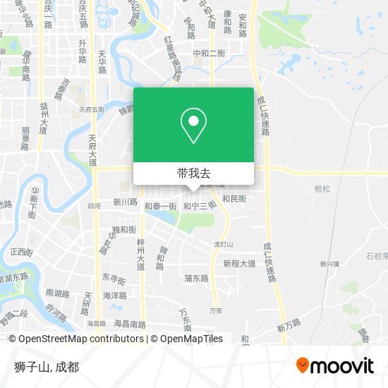 狮子山地图