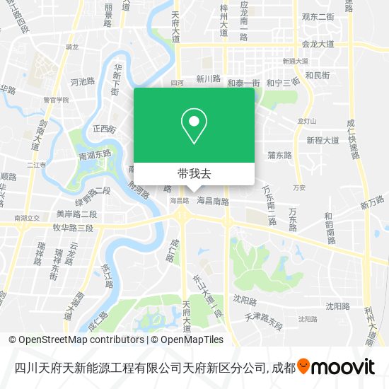 四川天府天新能源工程有限公司天府新区分公司地图