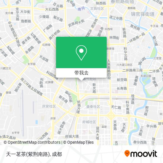 天一茗茶(紫荆南路)地图