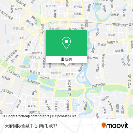 天府国际金融中心-南门地图