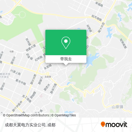 成都天翼电力实业公司地图